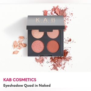 KAB COSMETICS
Eyeshadow Quad in Naked
